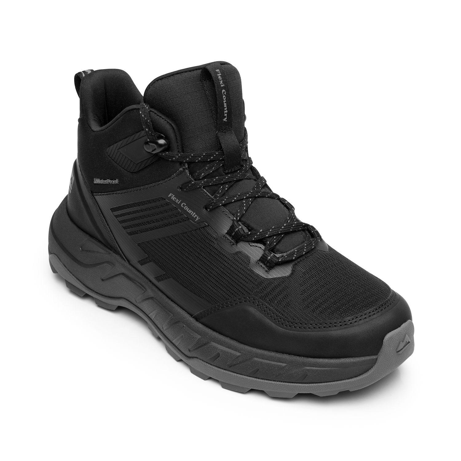 Botín Hombre Zegama 421104 Negro Flexi-1