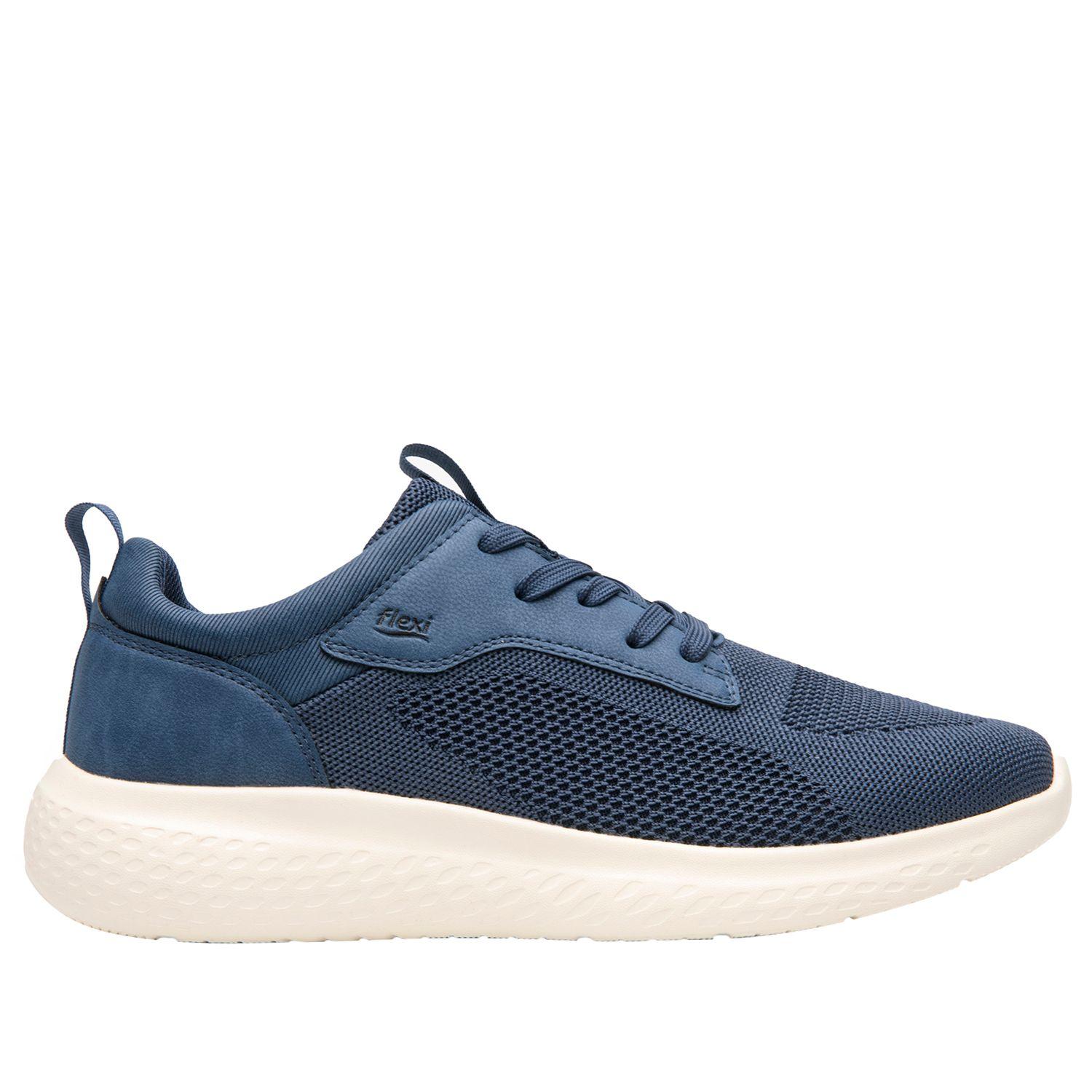 Zapatilla Hombre Barak 415505 Azul Flexi-0