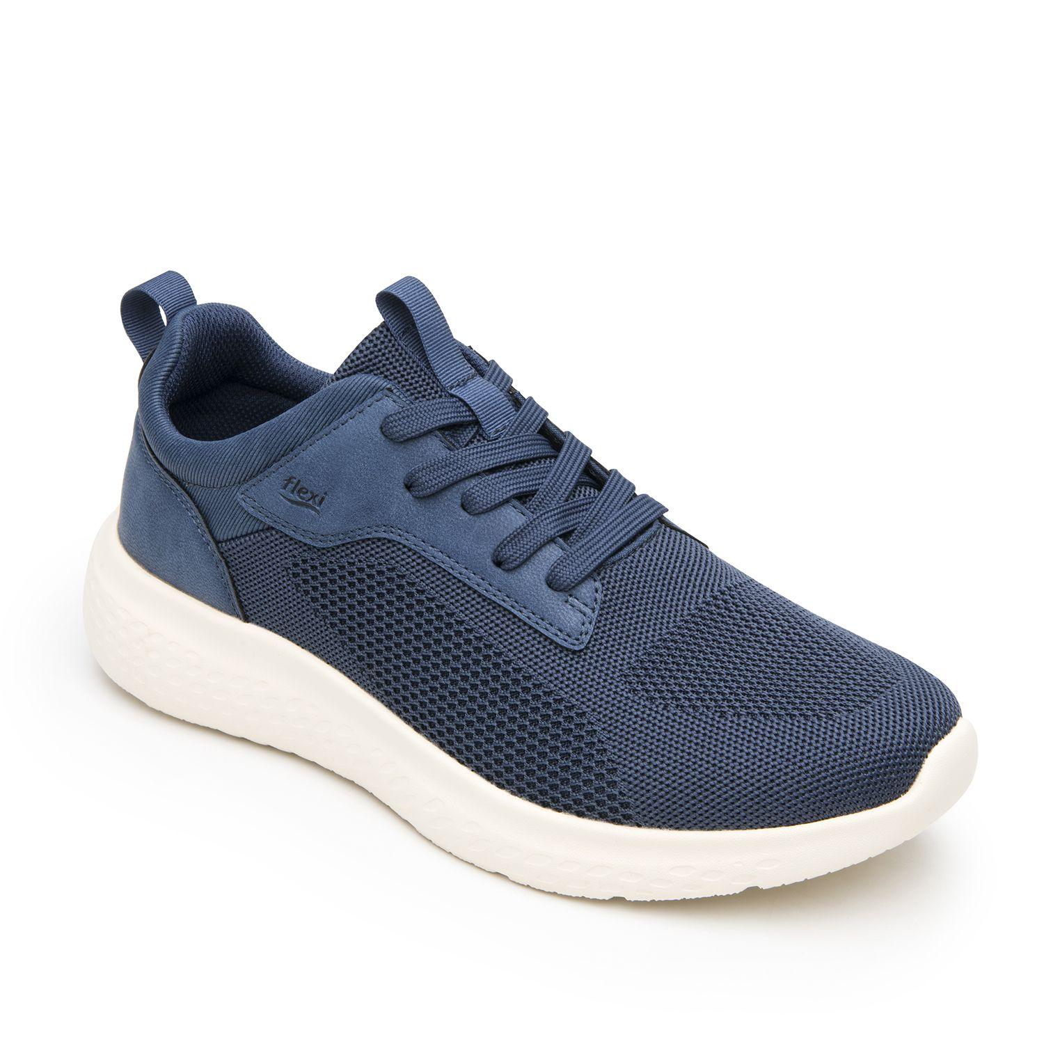 Zapatilla Hombre Barak 415505 Azul Flexi-1