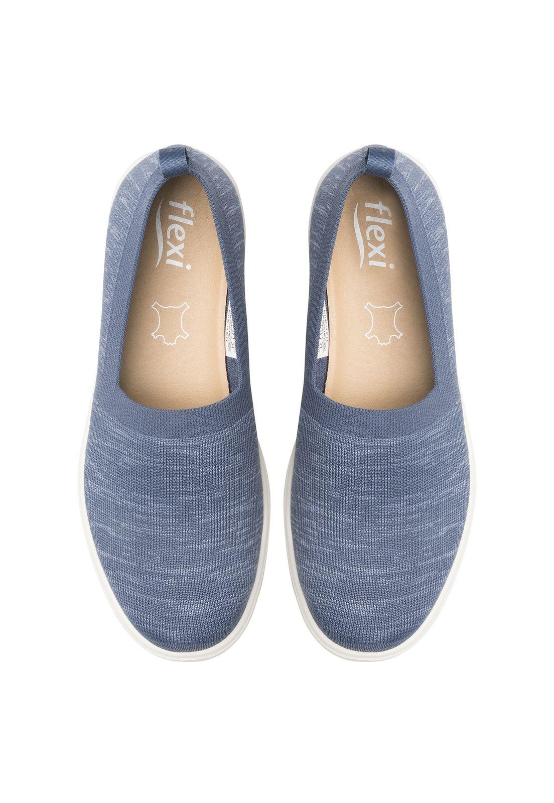 Zapatilla Mujer Grecya 104918 Azul-5