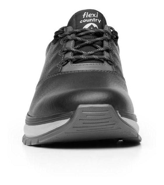 Zapato Hombre Randall 401001 Negro Flexi-3
