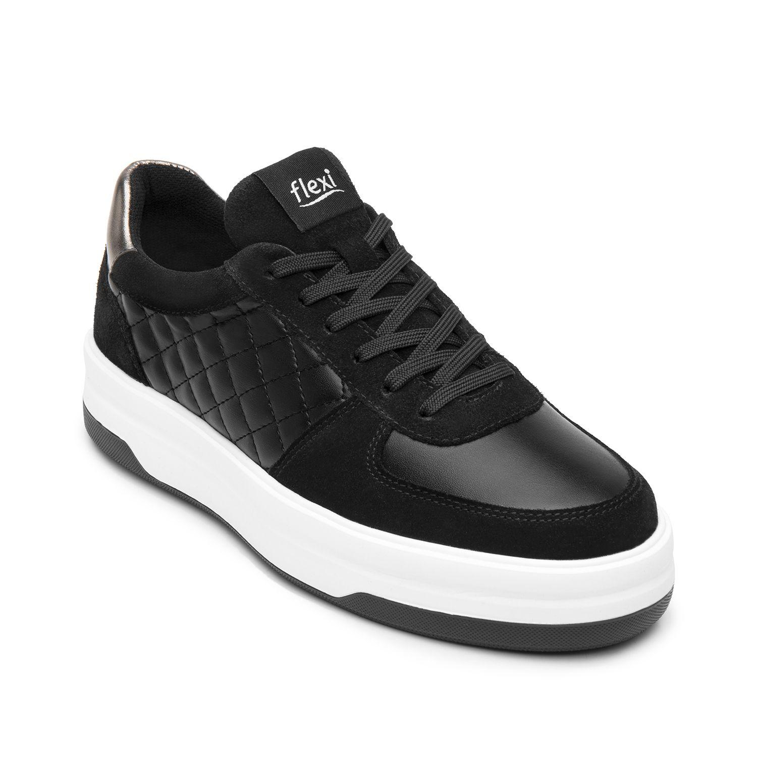 Zapatilla Mujer Maite 137403 Negra Flexi-1
