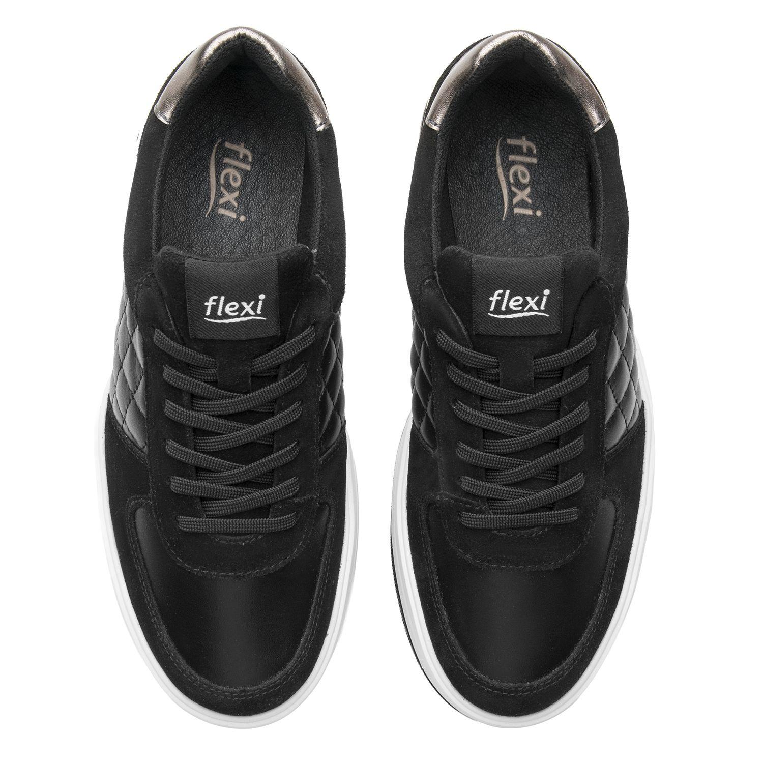 Zapatilla Mujer Maite 137403 Negra Flexi-5