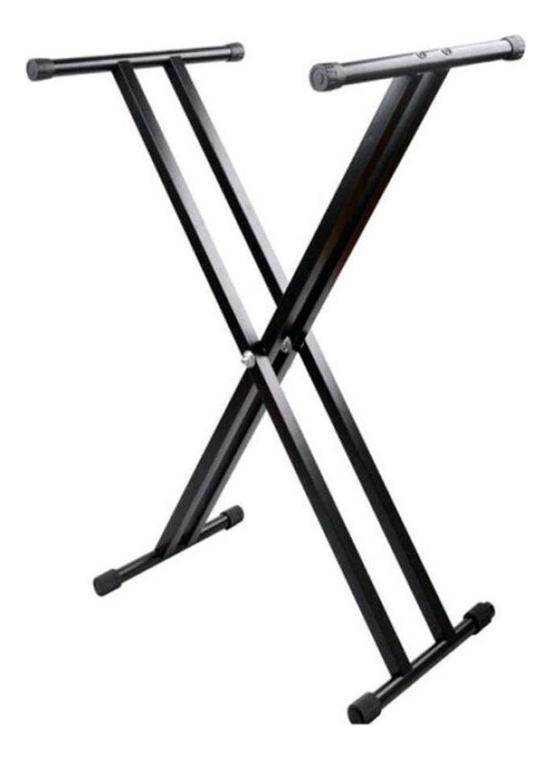 Atril Stand Para Teclados Musicales Doble 8434 Negro SONNET-4