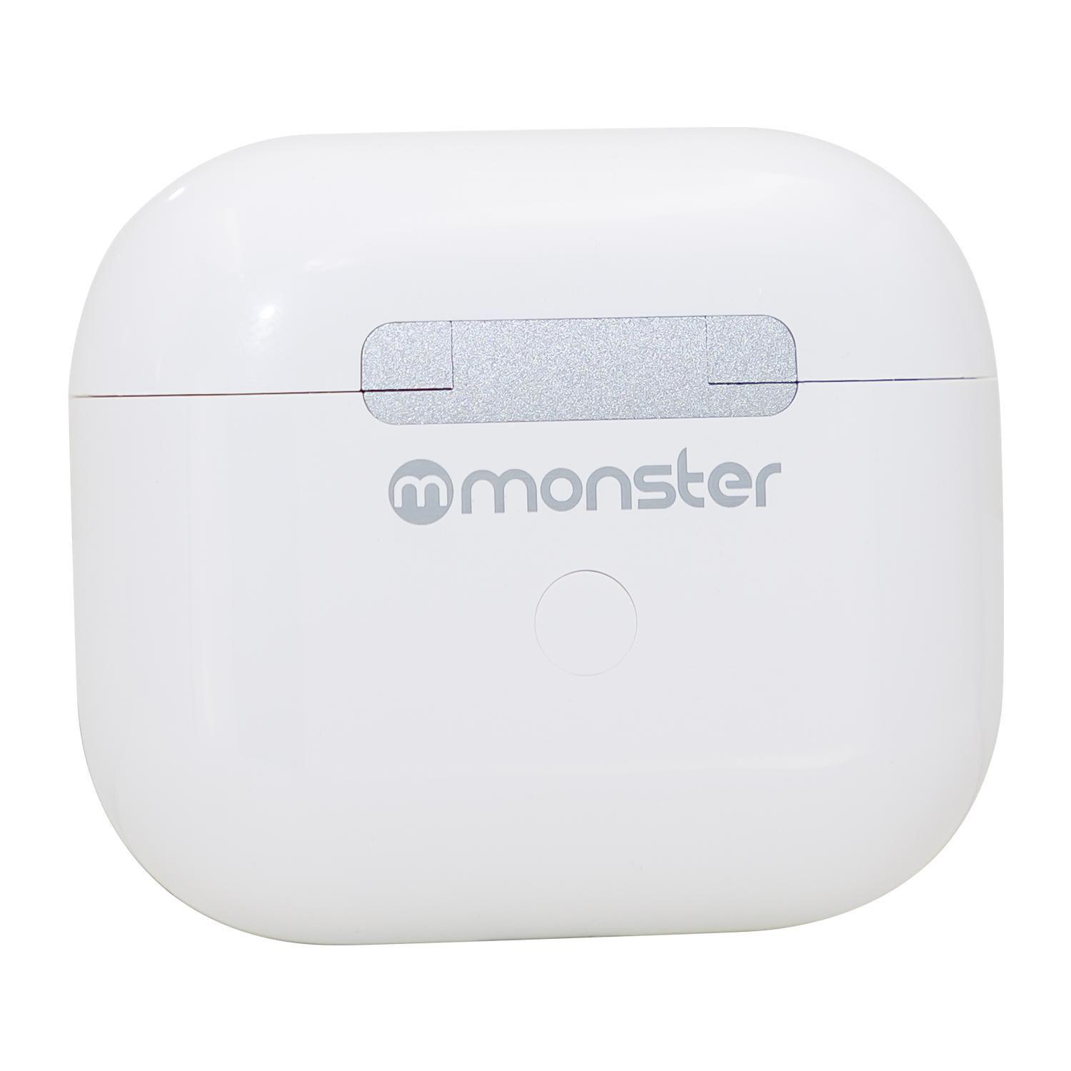 AUDIFONO TRUE WIRELESS TW14 BLANCO MONSTER-4