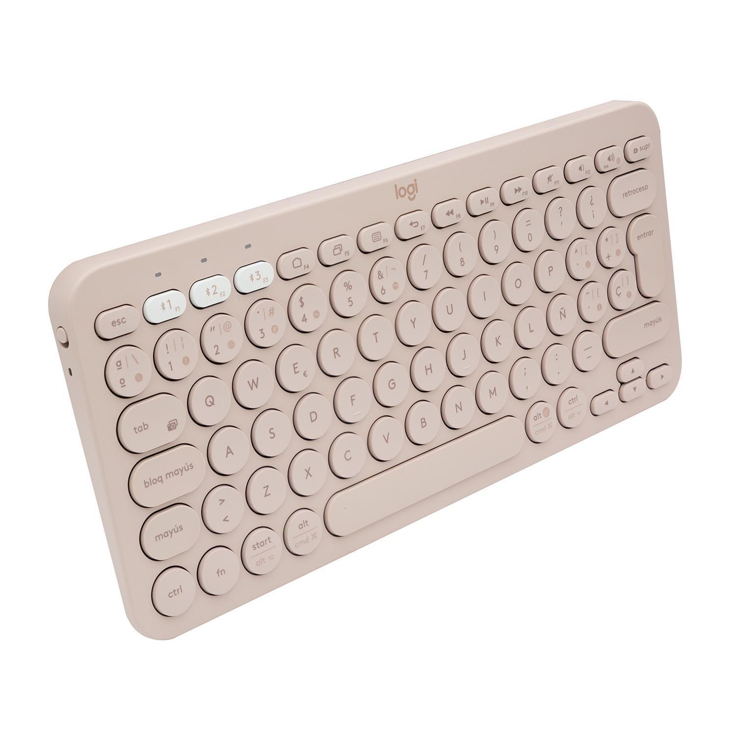 TECLADO INALAMBRICO K380 BLUETOOTH ROSADO 920-009594 LOGITECH-2
