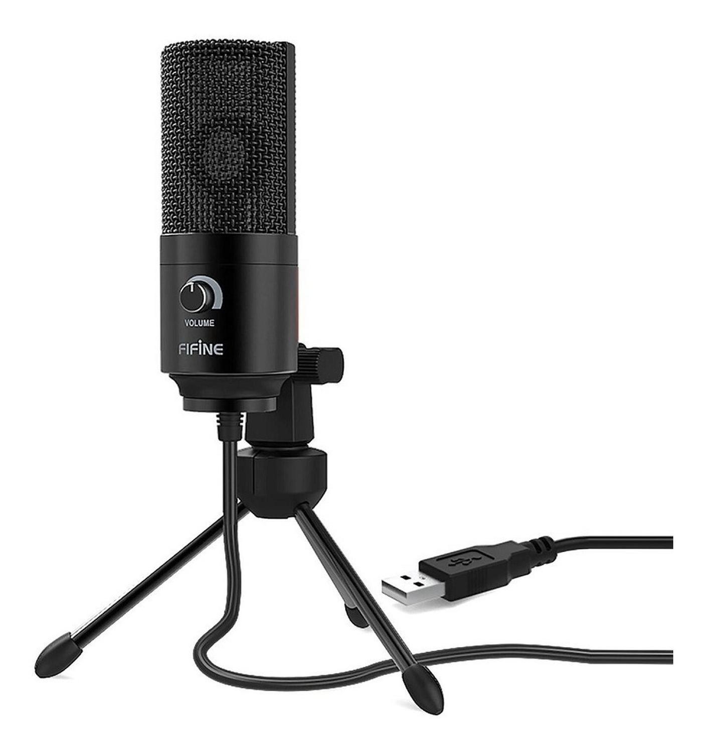 MICRÓFONO CONDESADOR NEGRO USB K669B (6951613991640) FIFINE-2