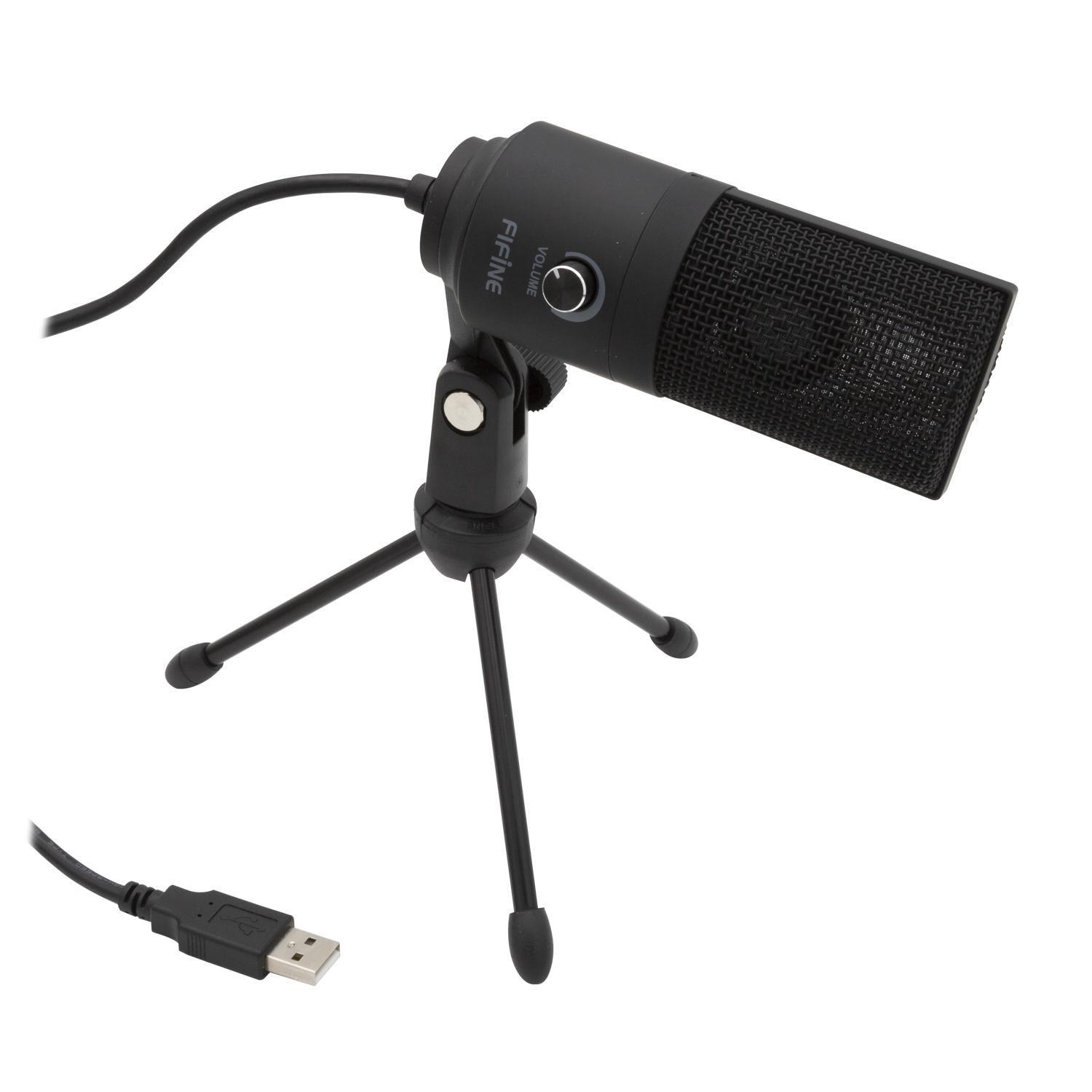 MICRÓFONO CONDESADOR NEGRO USB K669B (6951613991640) FIFINE-3