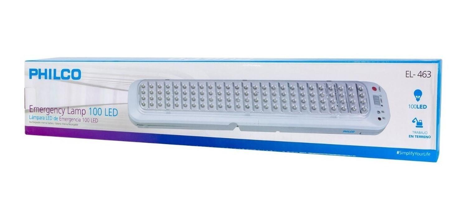 Lámpara De Emergencia 100 Led Philco EL463 3w-3