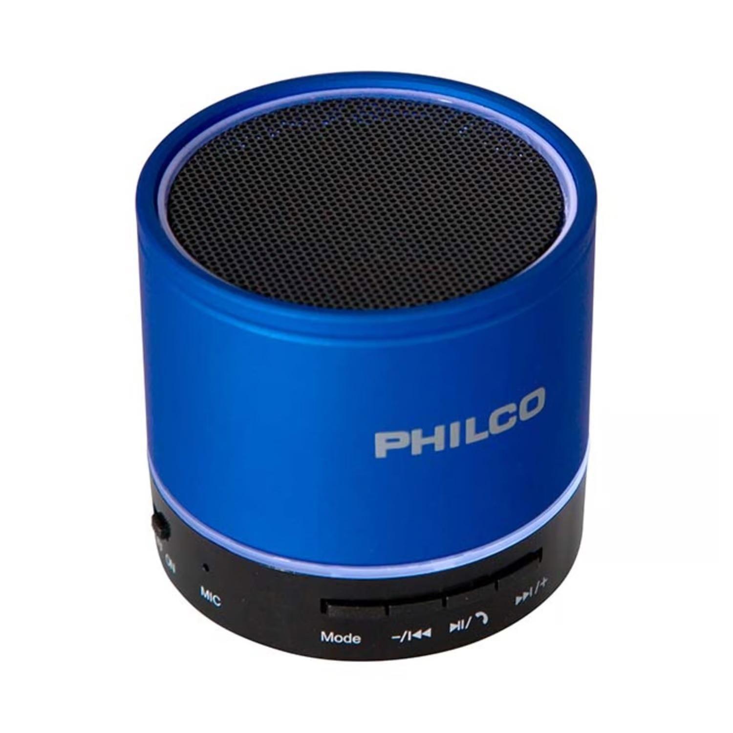 PARLANTE PORTATIL BLUETOOTH-USB P295A BLUE AZUL PHILCO-3