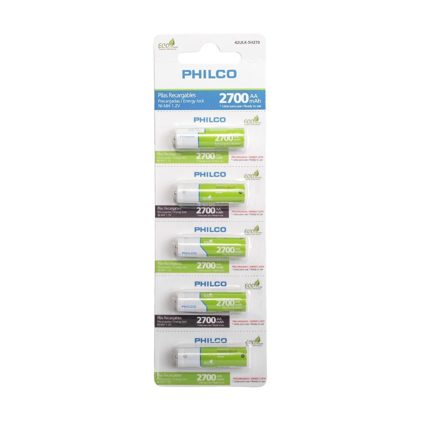 PILAS PRE-CARGADAS BLISTER 5 PILAS AA 2700 MAH-2