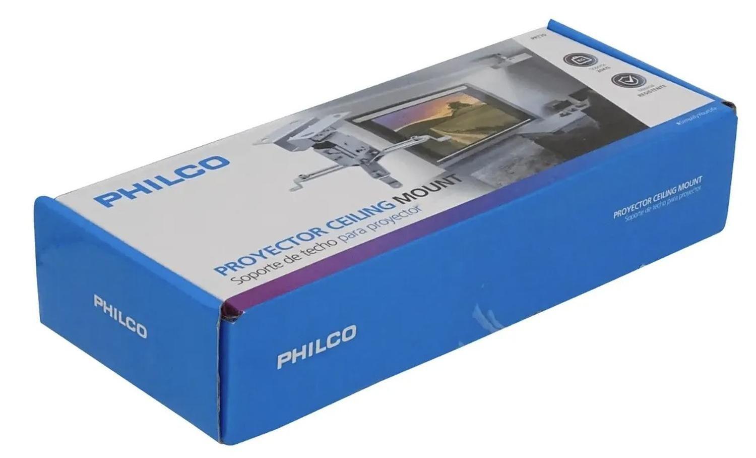SOPORTE PROYECTOR FIJACION AL TECHO CON ANGULO DE INCLINACIO PHILCO-0