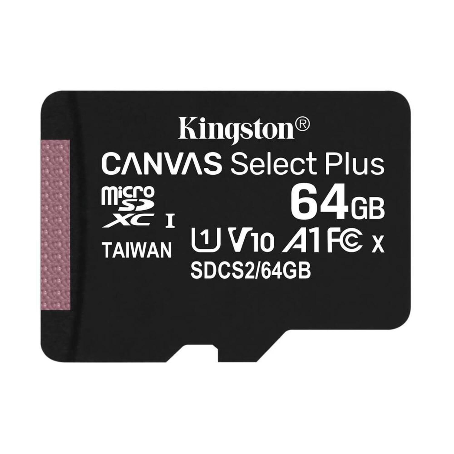 SDCS2/64GB MEMORIA MICROSD C/ADAPT SELECT PLUS 64GB (740617-298697) KINGSTON-1