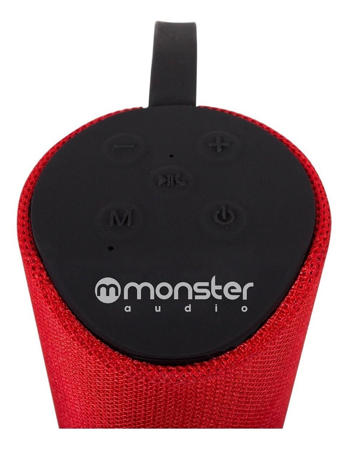 Parlante Bluetooth Monster Audio 450r Rojo-3