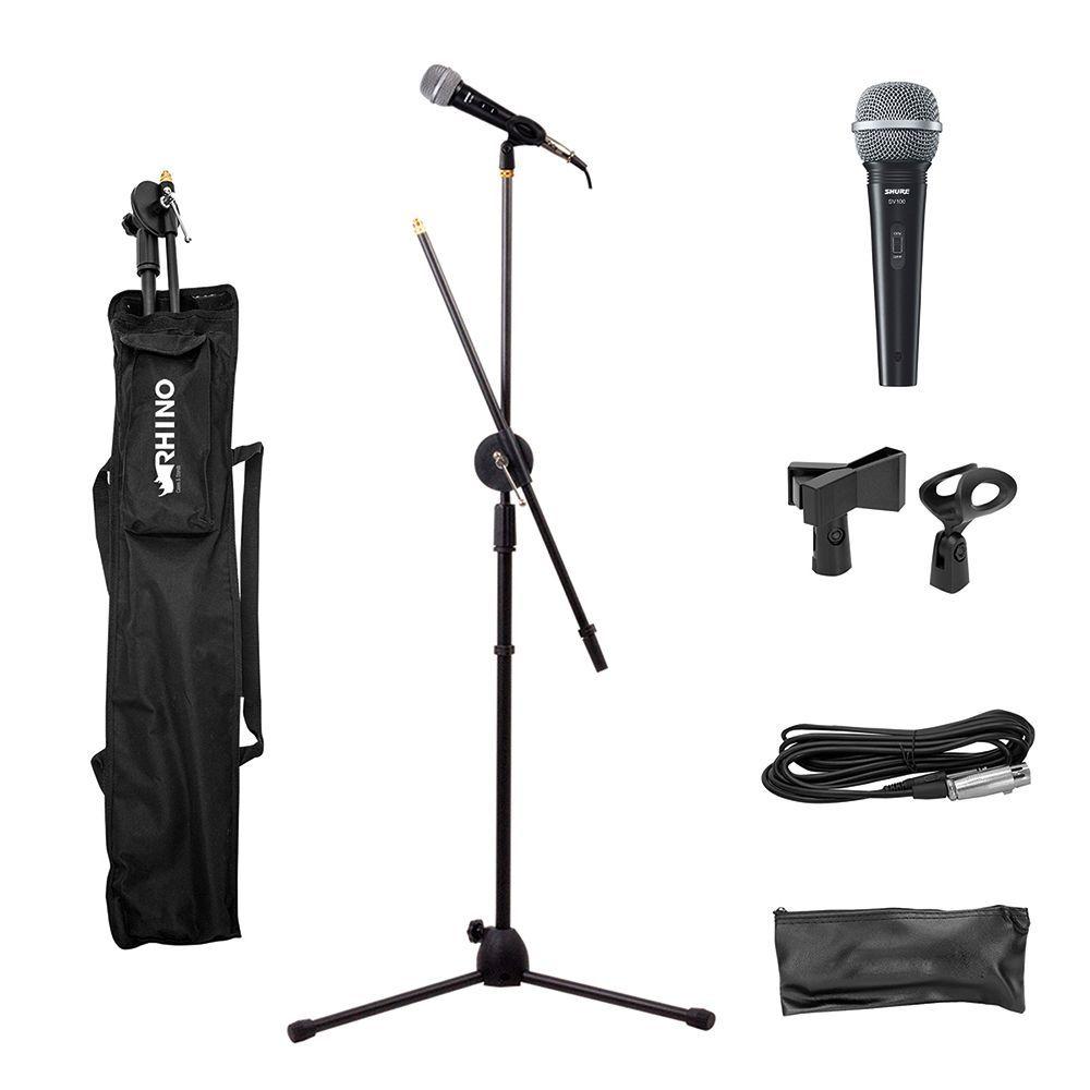 PACK DE MICROFONO CON ATRIL RHINO/SHURE-5