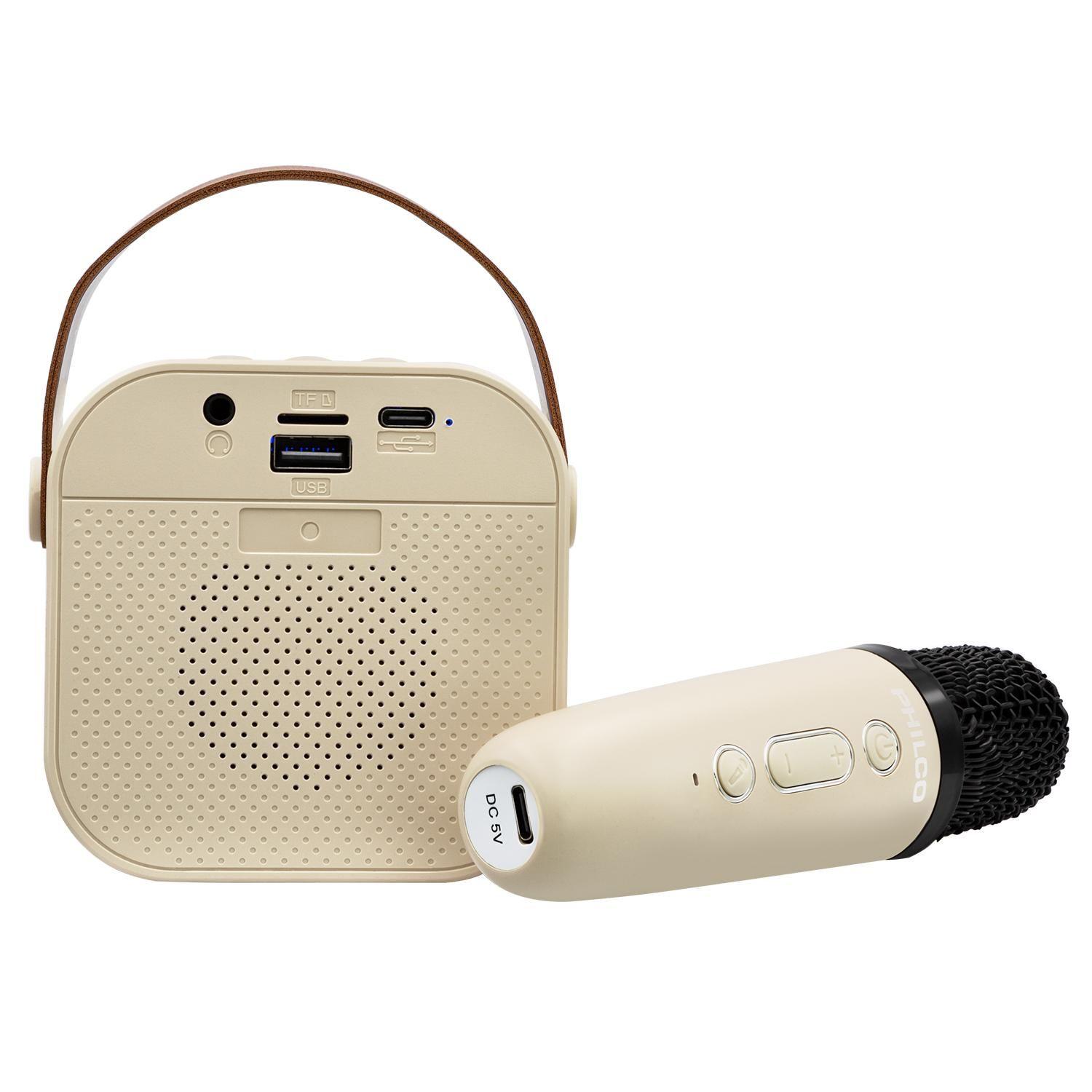MINI PARLANTE KARAOKE TWS PHILCO 730W BLUETOOTH-6