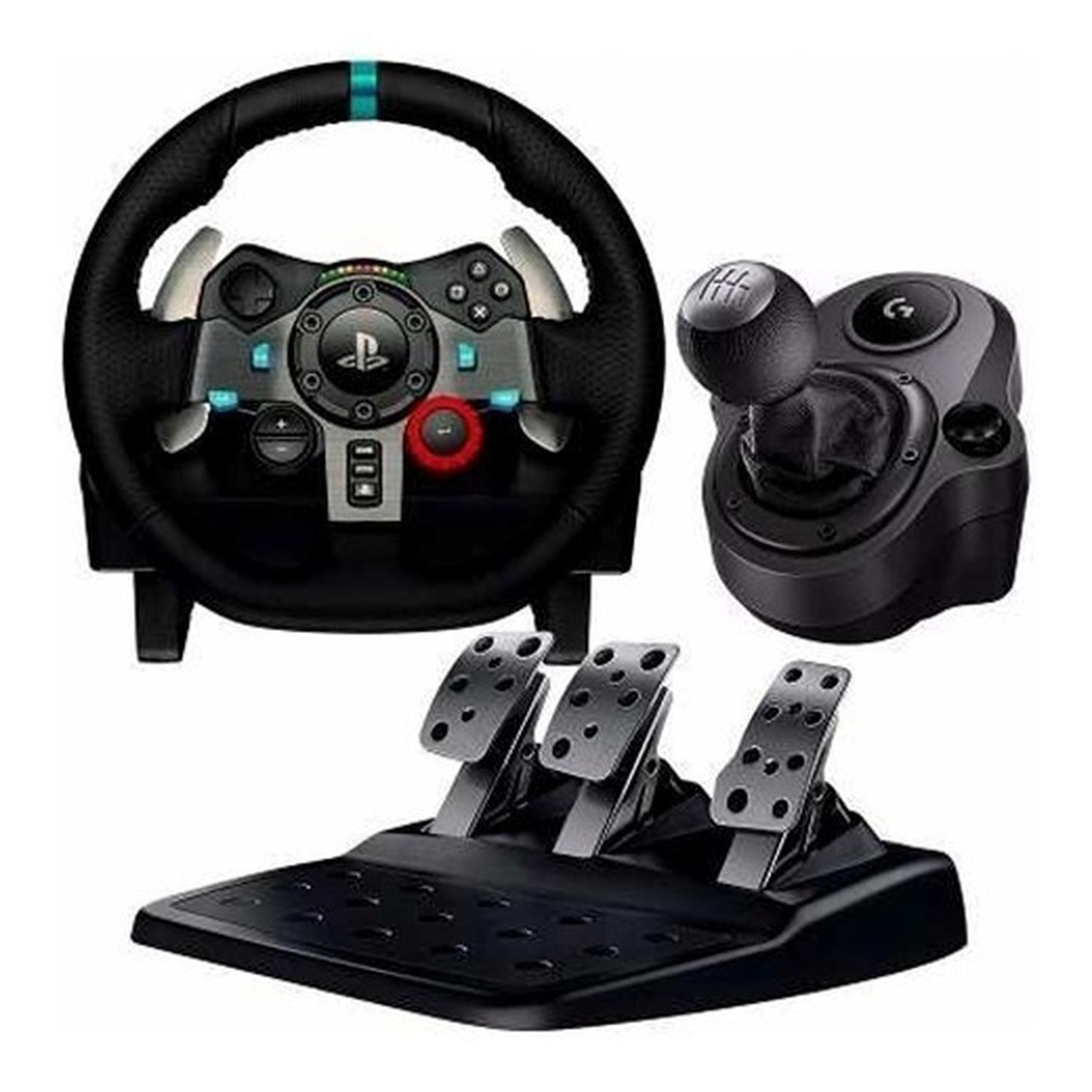 Pack Volante Logitech G29 Con Pedales Y Palanca De Cambio para PS y PC-1