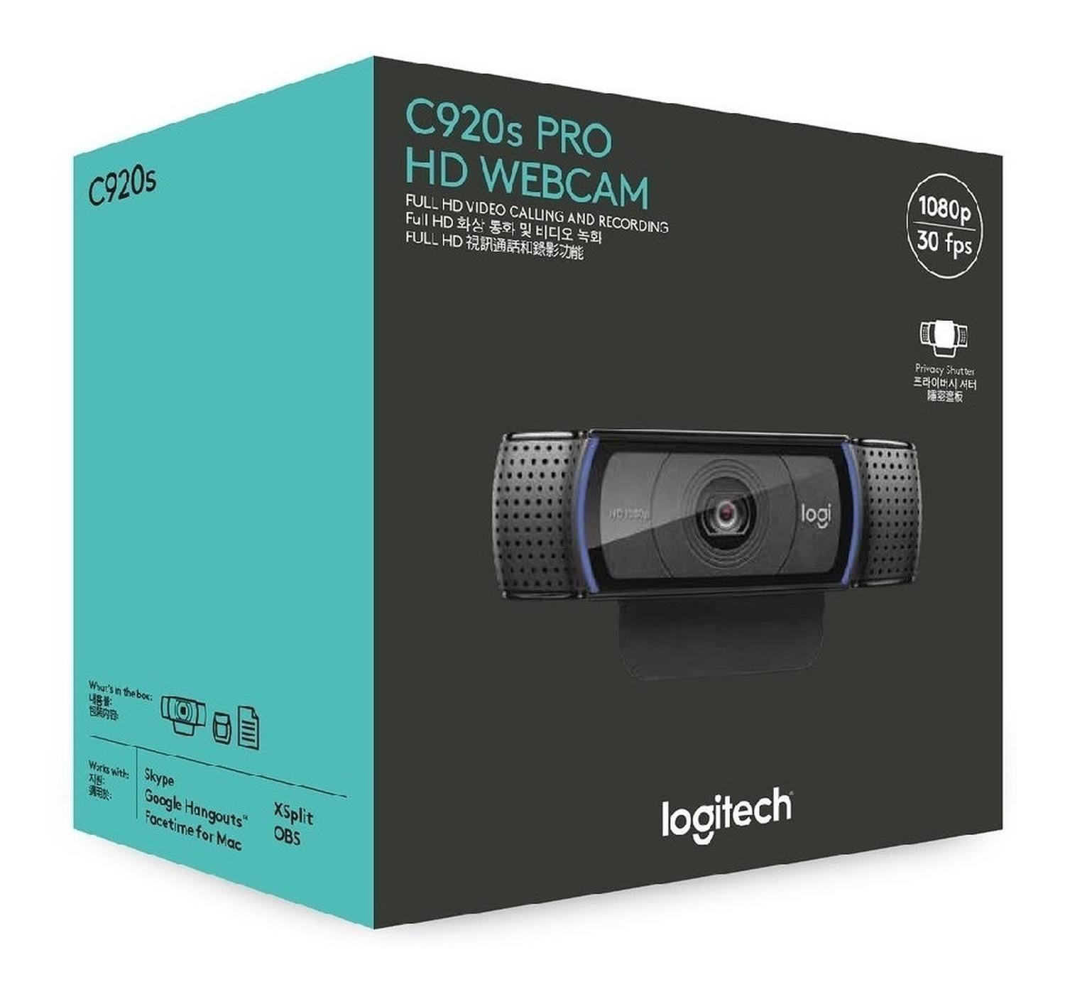 Webcam Pro HD C920S 960-001257 LOGITECH-2