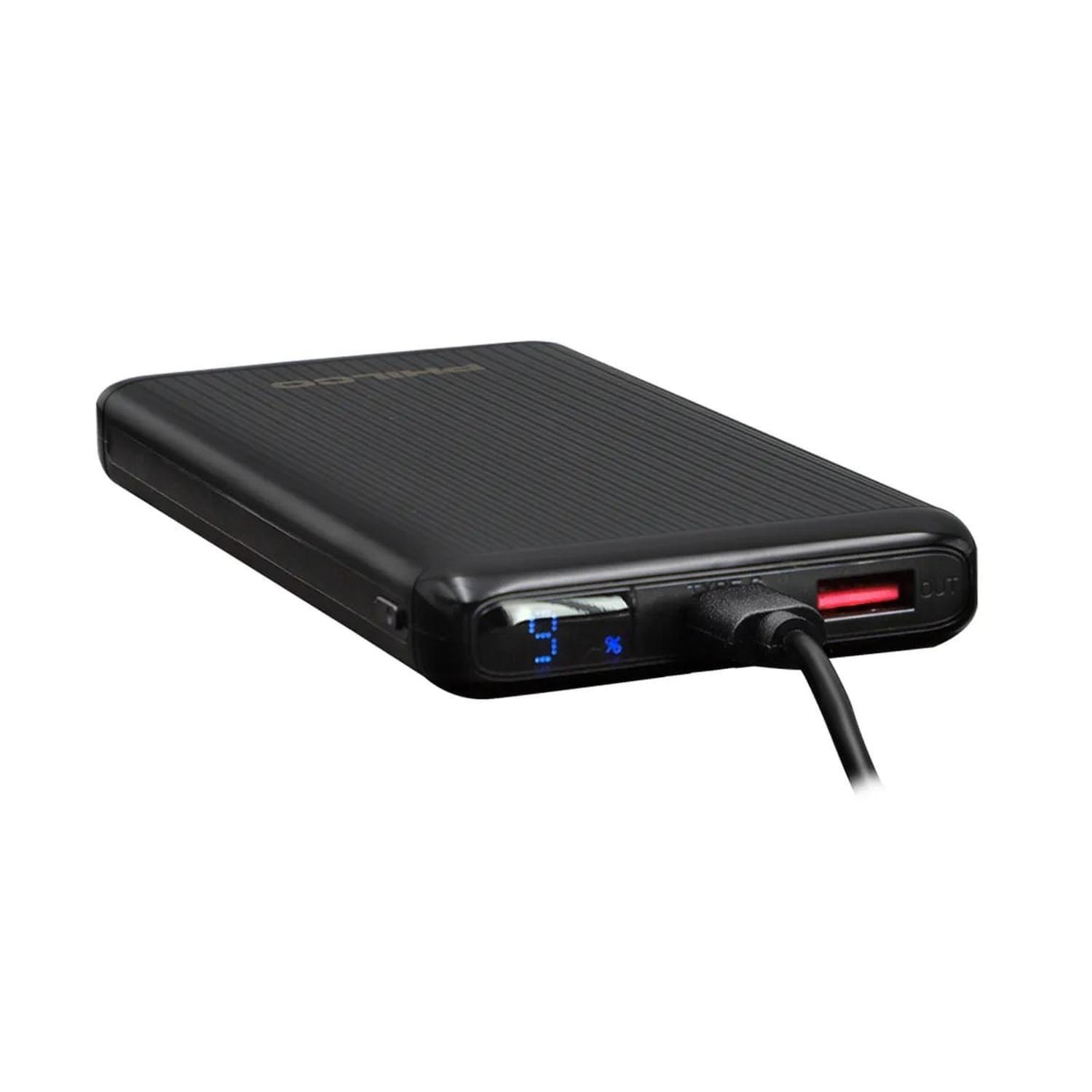 POWERBANK PHILCO 10.000MAH / PD 22.5W BLK PMA8124BK-2