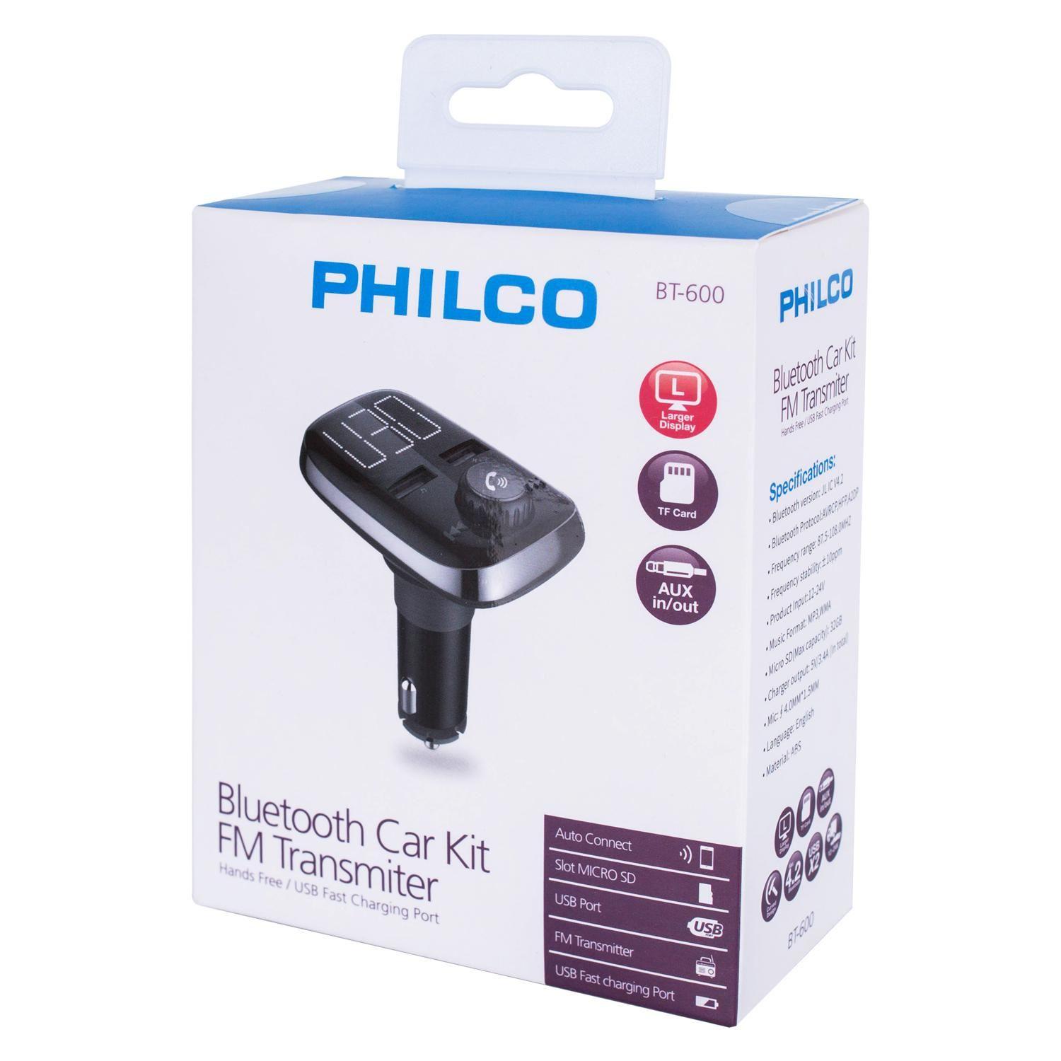 TRANSMISOR FM BT600 3.4 A PHILCO-0