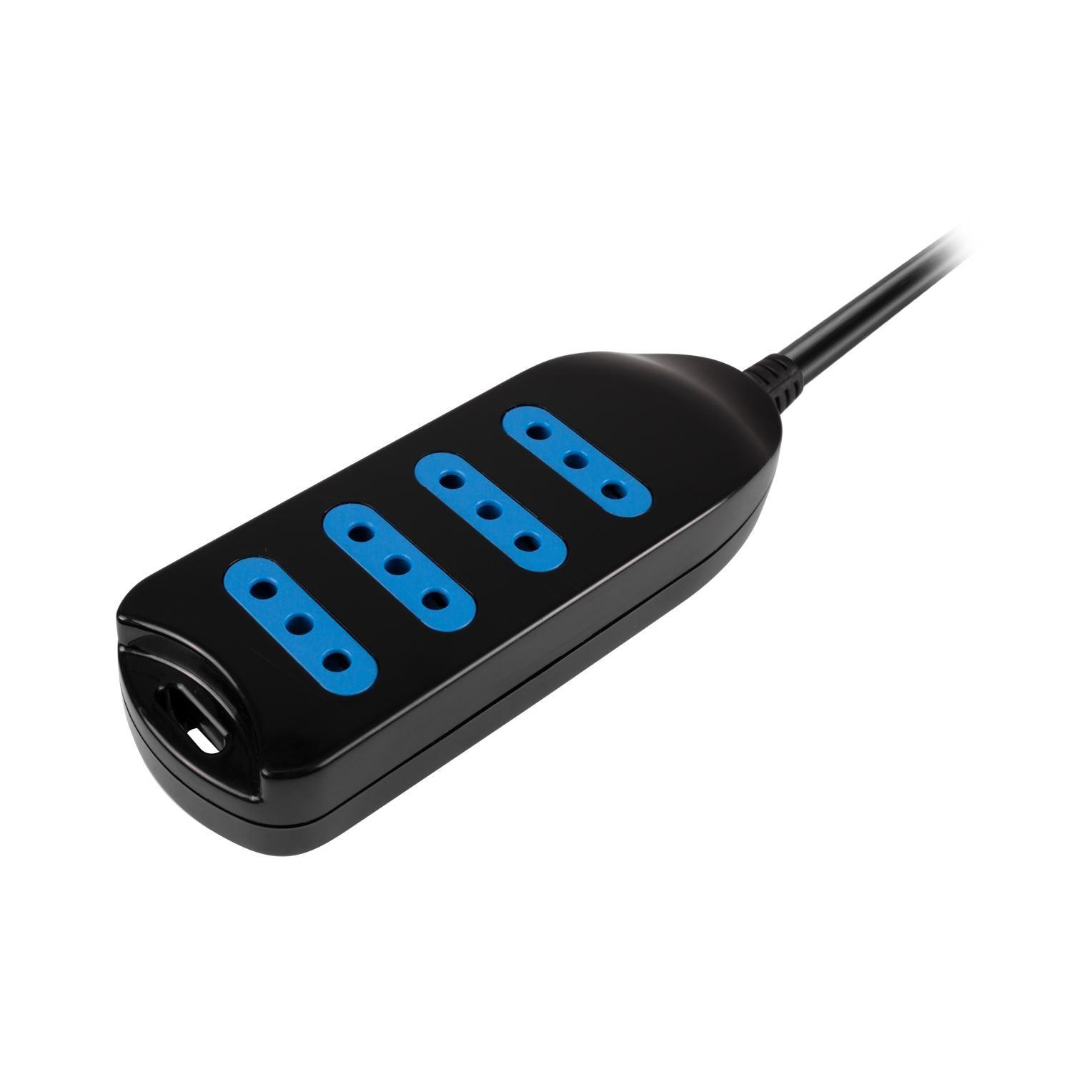 Alargador-extension Electrica Philco 450n 4 Tomas 5m Negro-2