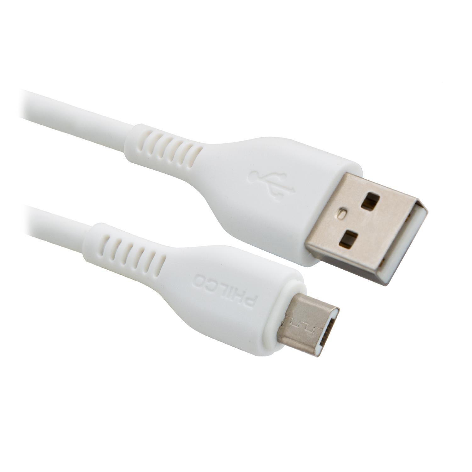 CARGDOR 220 VOLT 2,1 AMPERES DOBLE USB Y CON CABLE PHILCO-4
