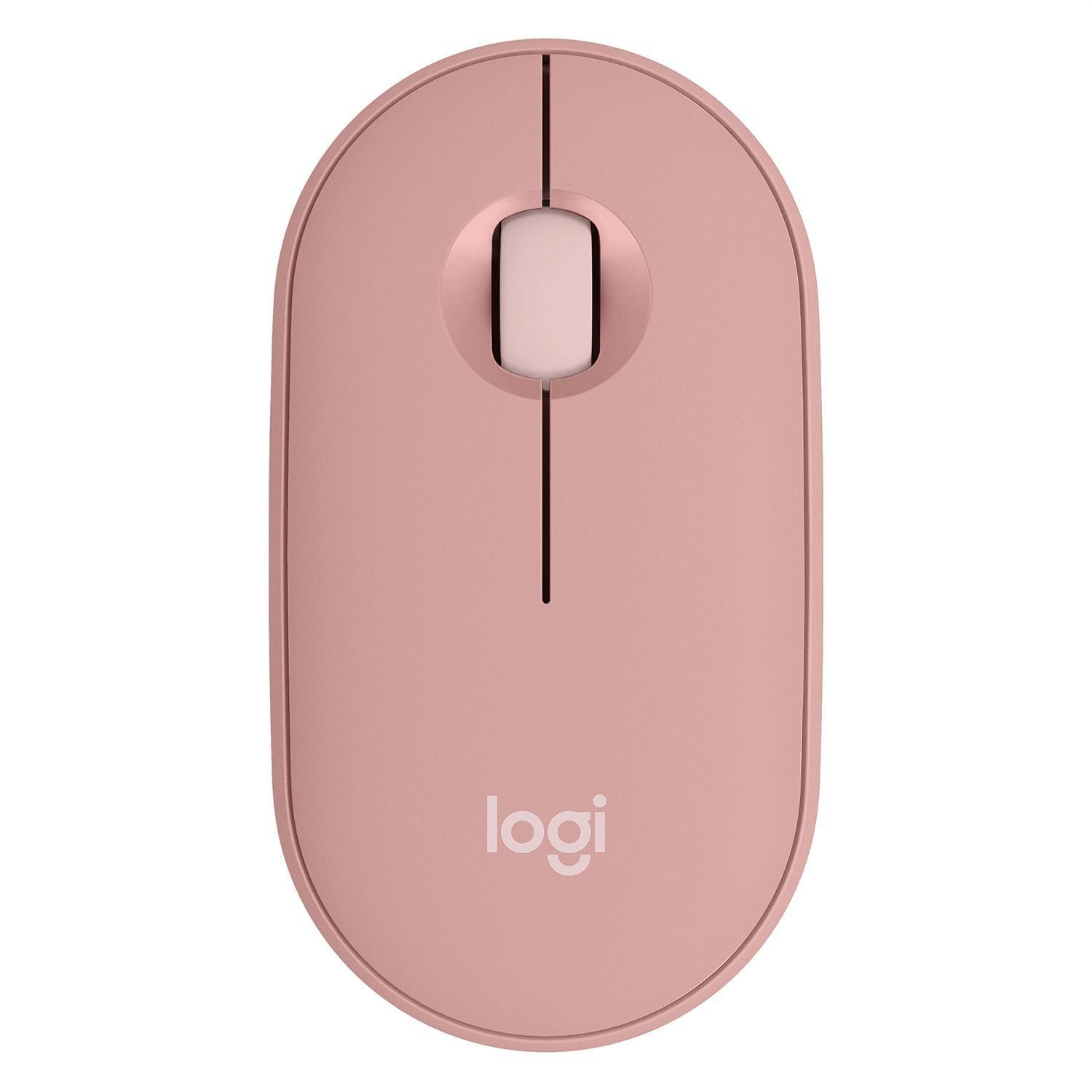 910-007048 MOUSE PEBBLE 2 M350S ROSADO-4