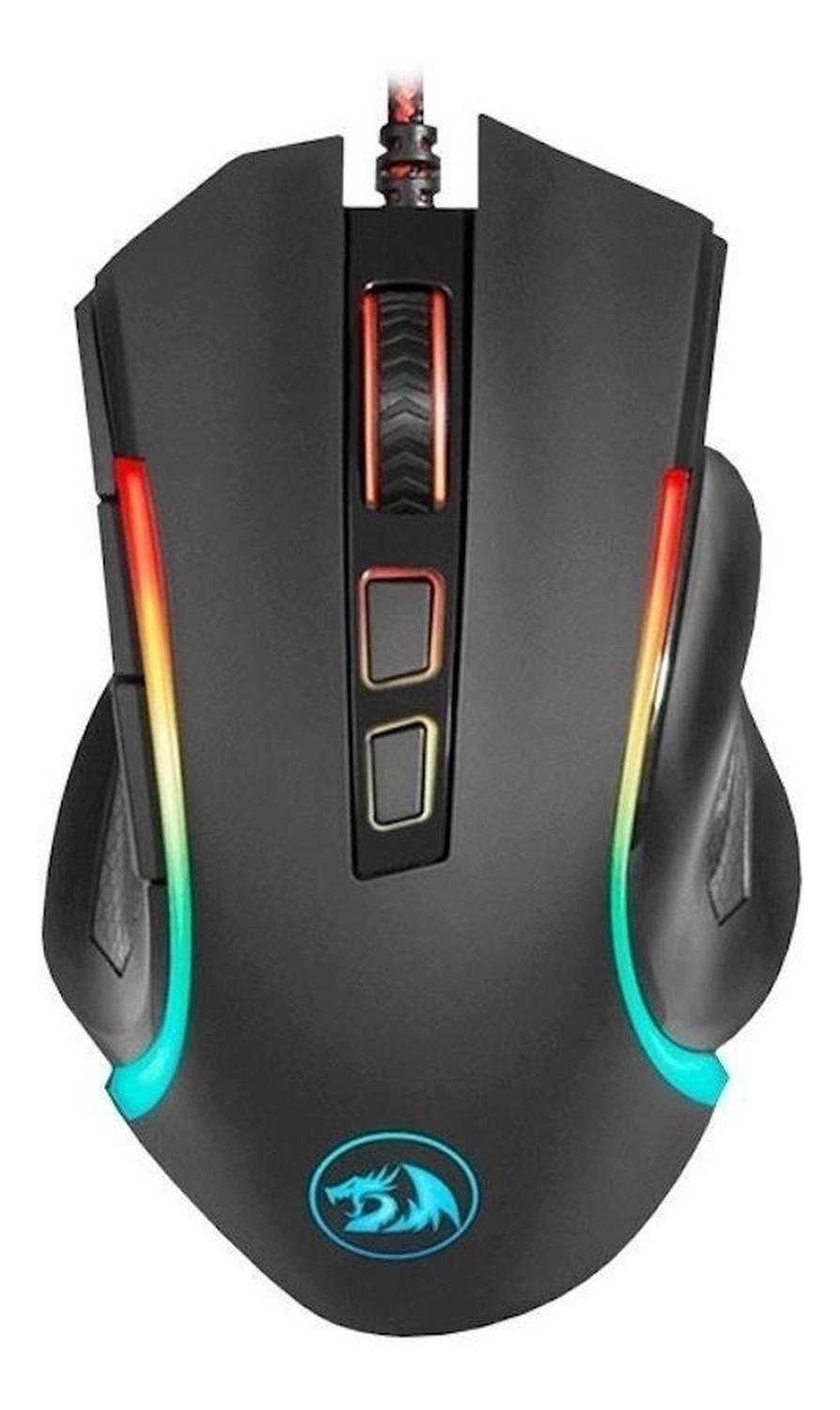 Mouse Gamer Redragon Griffin M607 Negro-0