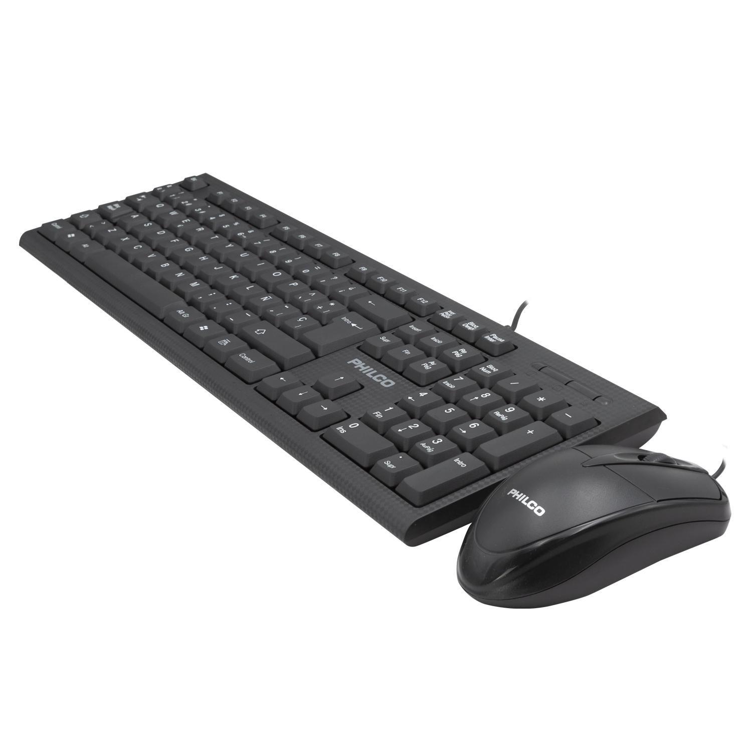 KIT ALAMBRICO TECLADO + MOUSE PHILCO-5