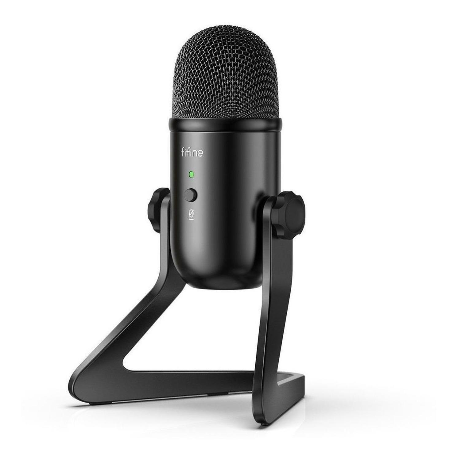 MICRÓFONO CONDESADOR NEGRO USB K678 (68062718806800) FIFINE-0