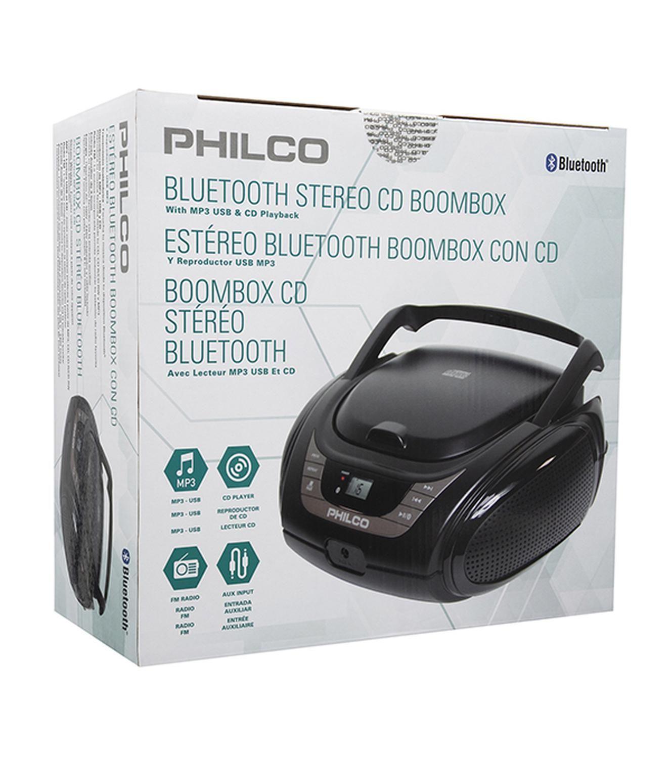 Radio Philco MP3/USB y CD Boombox Modelo PJB2120BT-4