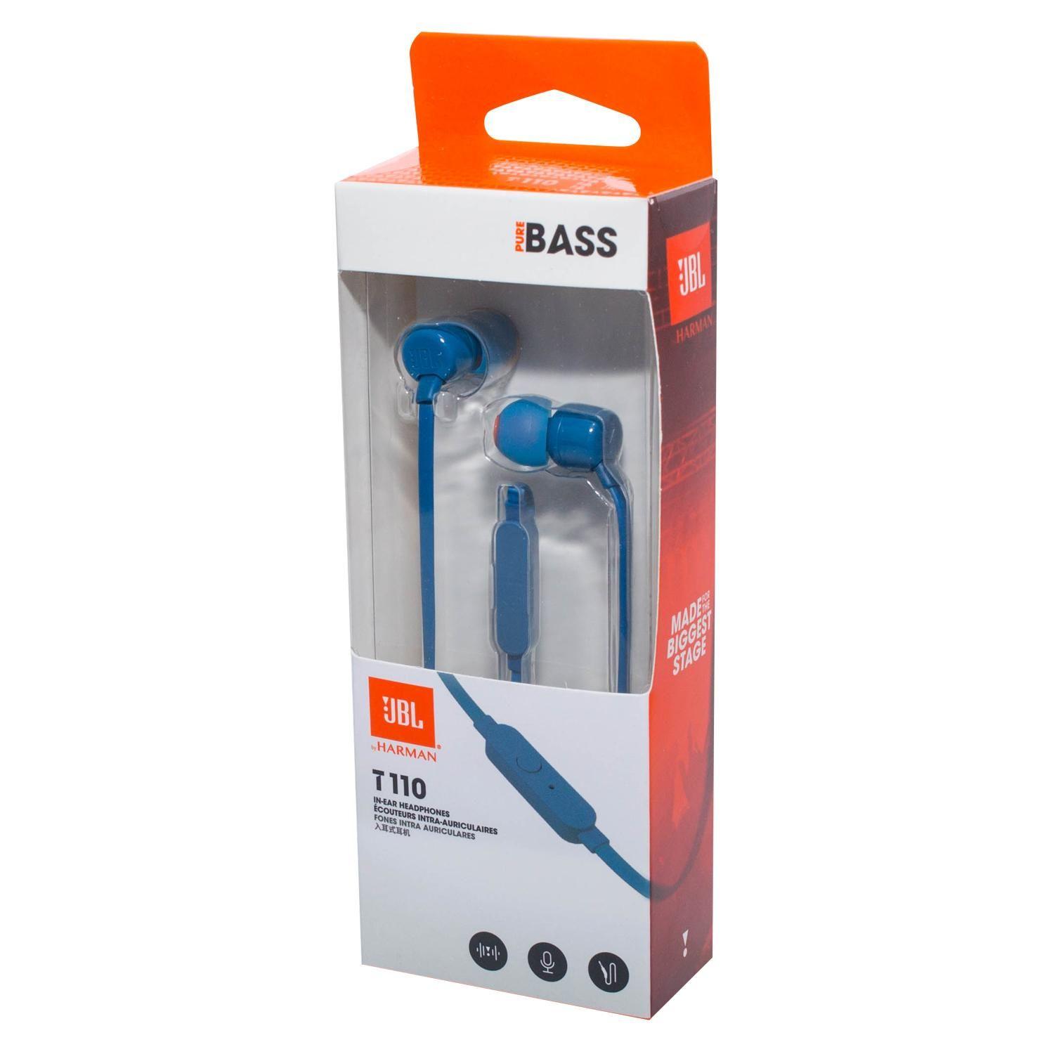 Audífonos In-ear Jbl Tune 110 Jblt110 Blue-0