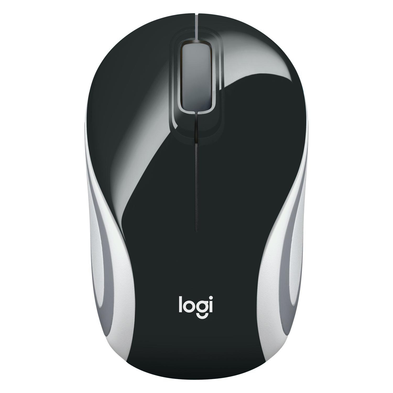 Mouse Mini Inalámbrico Logitechcolor Collection M187 Negro-1