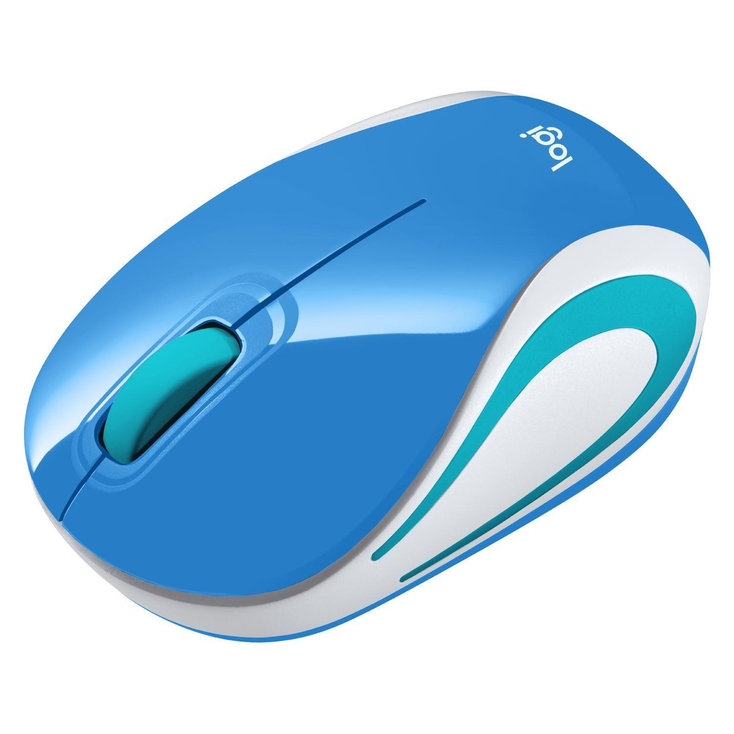 Wireless Mini Mouse M187 Azul Logitech-2