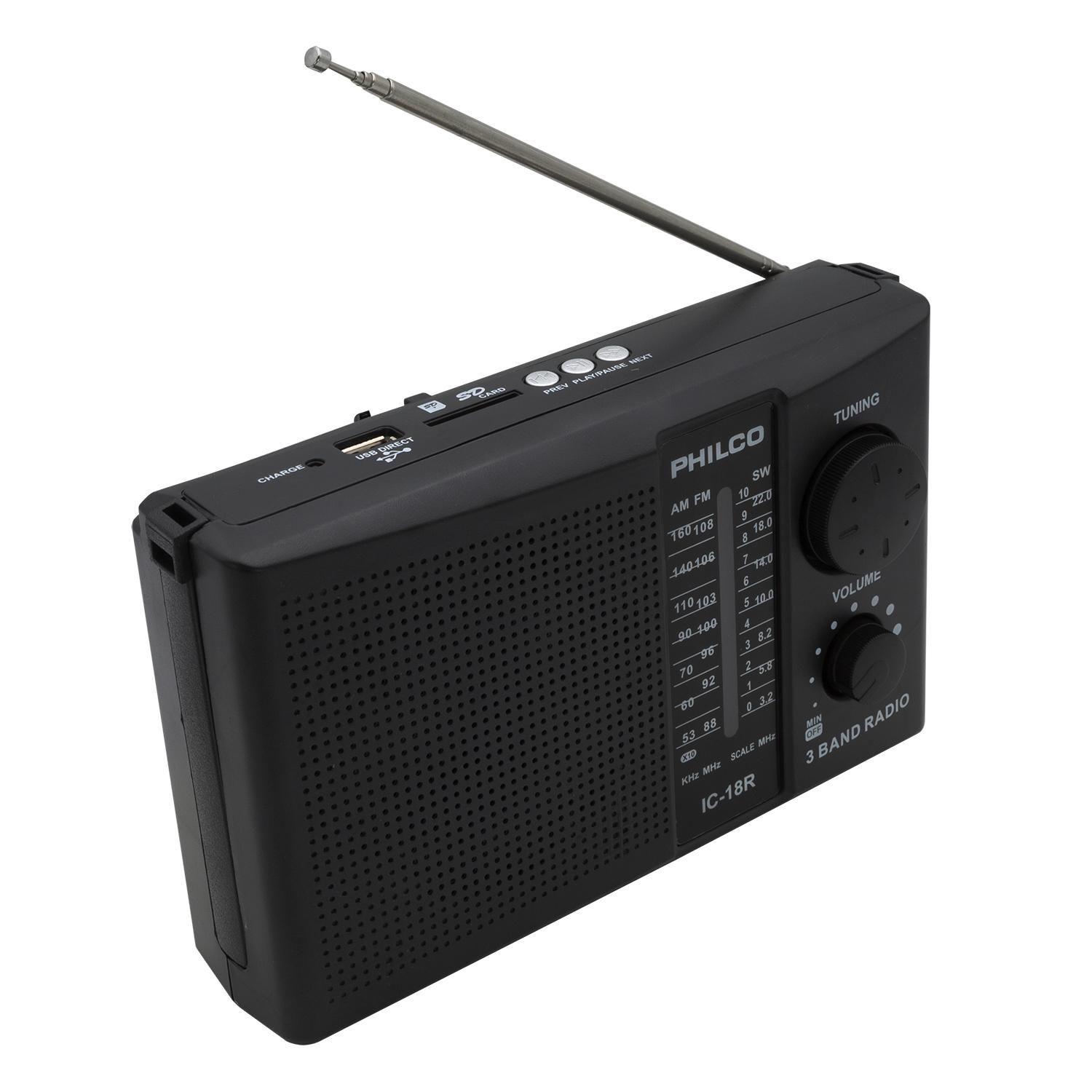 Radio Portátil Philco IC-18R AM/FM /usb/sd Bluetooth-2
