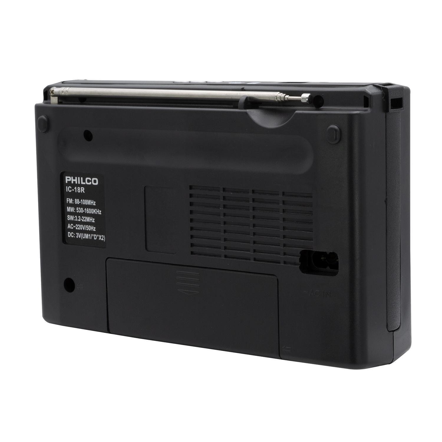 Radio Portátil Philco IC-18R AM/FM /usb/sd Bluetooth-3