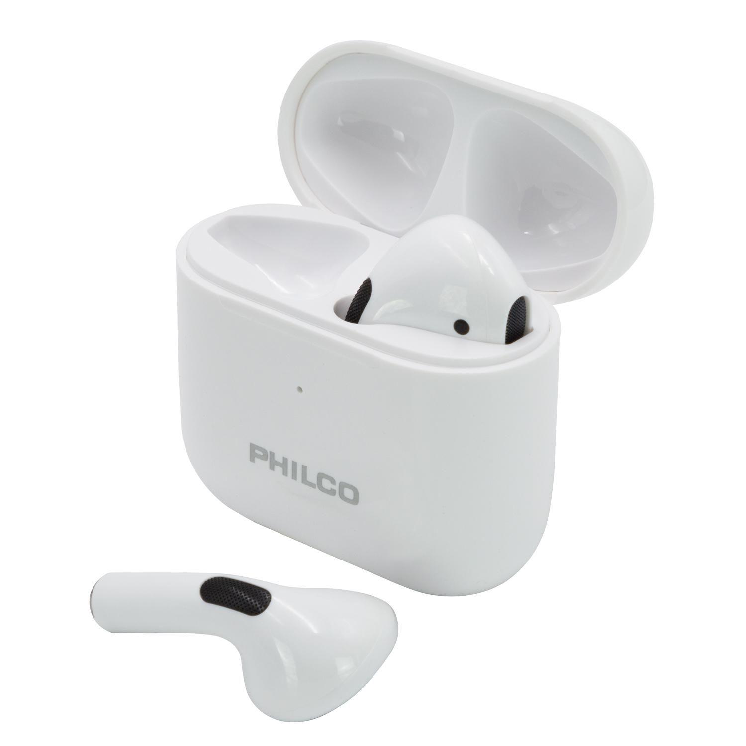 AUDIFONO PHILCO TRUE WIRELESS TWD3B TOUCH BLANCO-4