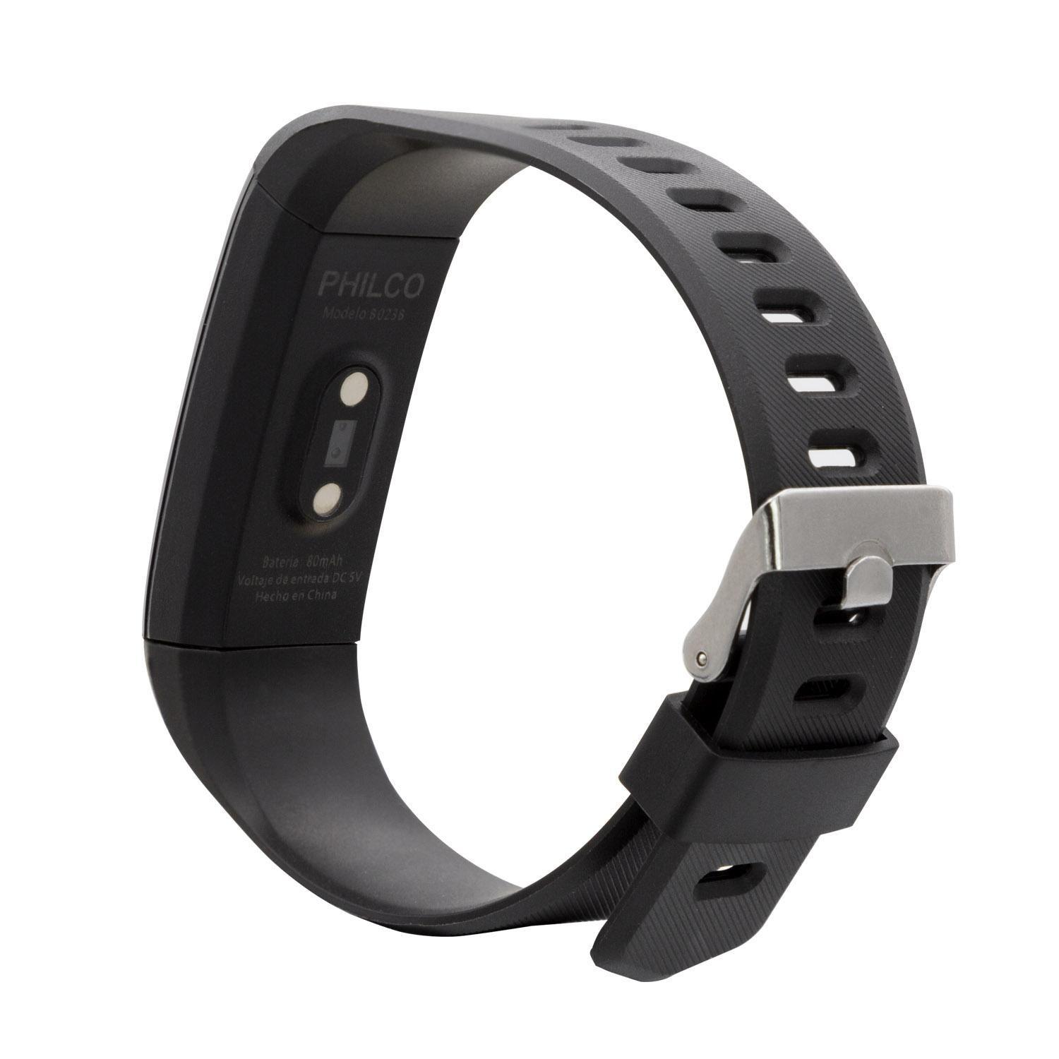 SMART BAND BLUETOOTH MEDICION DE TEMPERATURA B023B PHILCO-2