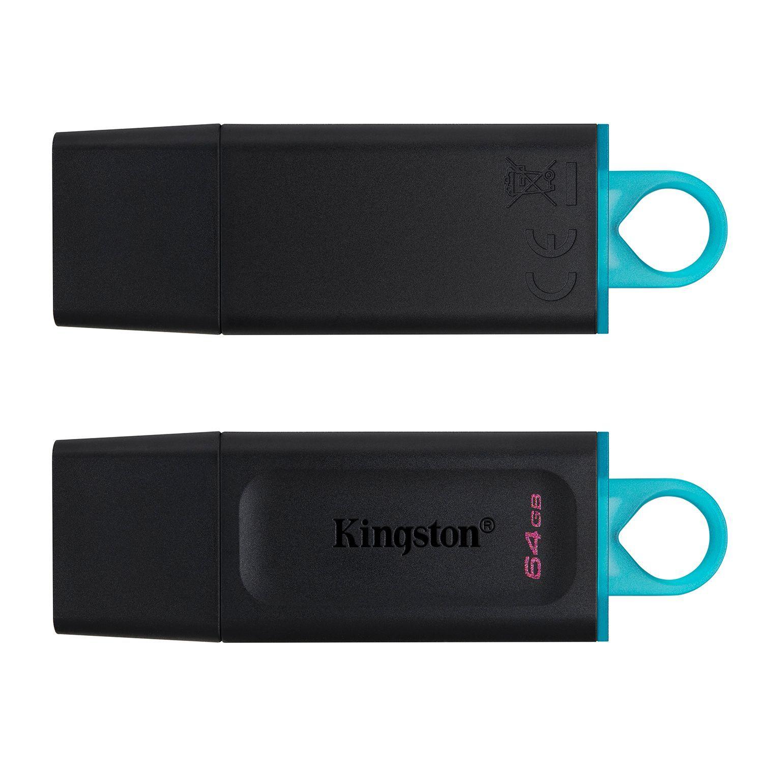 DTX/64GB-2P-TH PACK 2 PENDRIVE EXODIA 64GB (740617-325560) KINGSTON-1