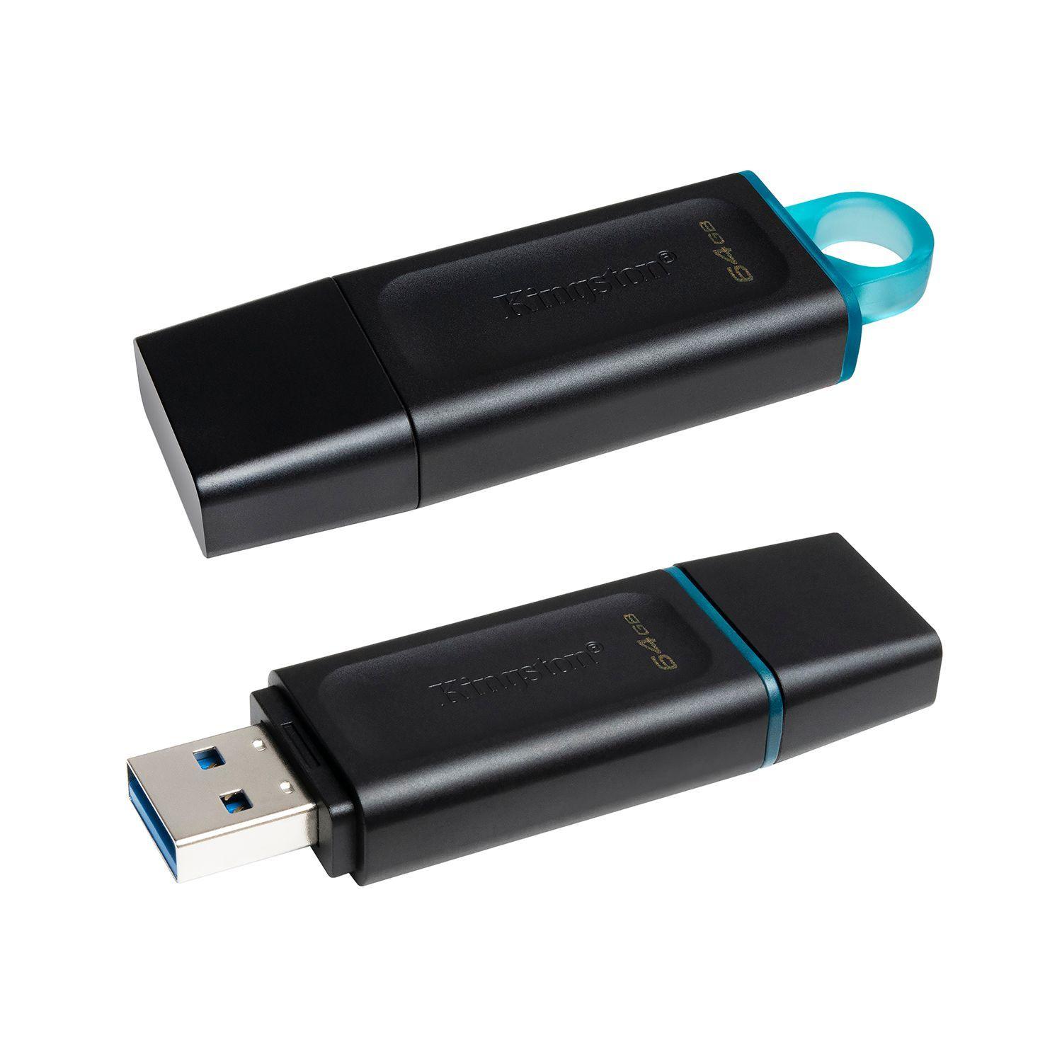 DTX/64GB-2P-TH PACK 2 PENDRIVE EXODIA 64GB (740617-325560) KINGSTON-2