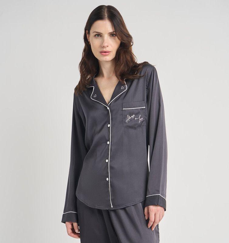 PIJAMA MUJER BARBIZON ROMA CHARCOAL-2