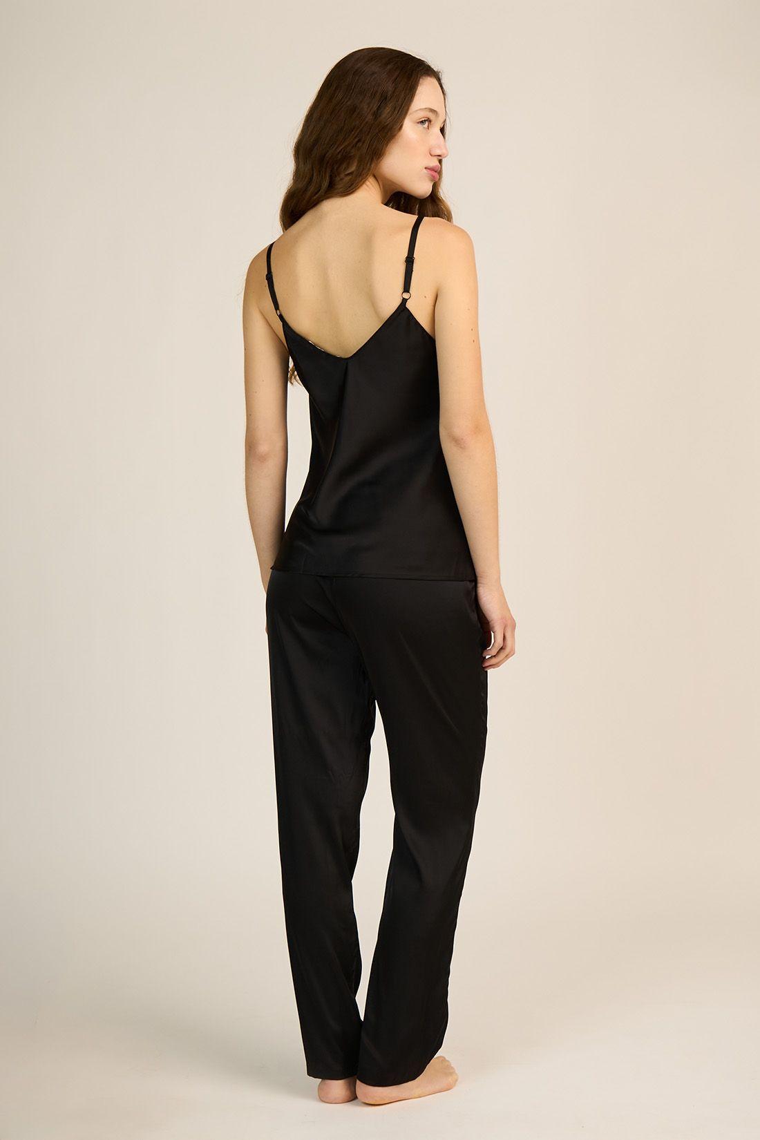 PIJAMA MUJER BARBIZON CINTA NEGRO-3