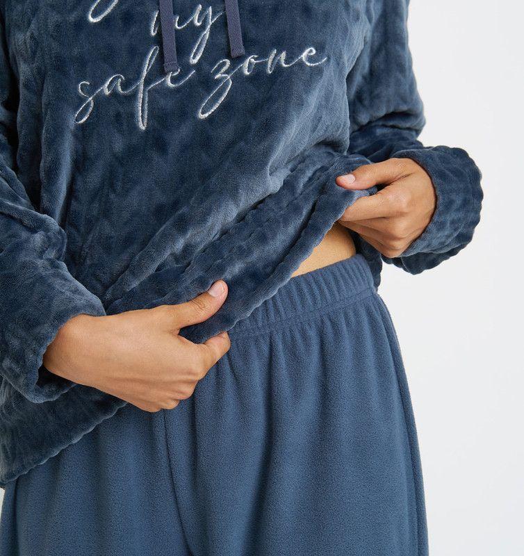 PIJAMA MUJER BARBIZON ISABELA AZUL-3