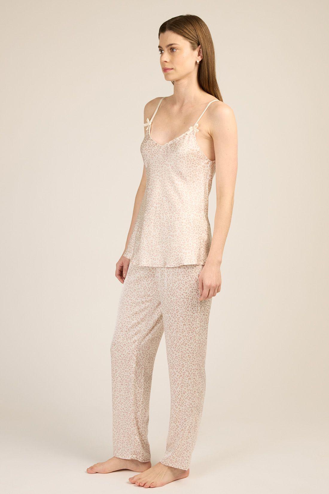 PIJAMA MUJER BARBIZON CINTA ANIMAL PRINT CLARO-2
