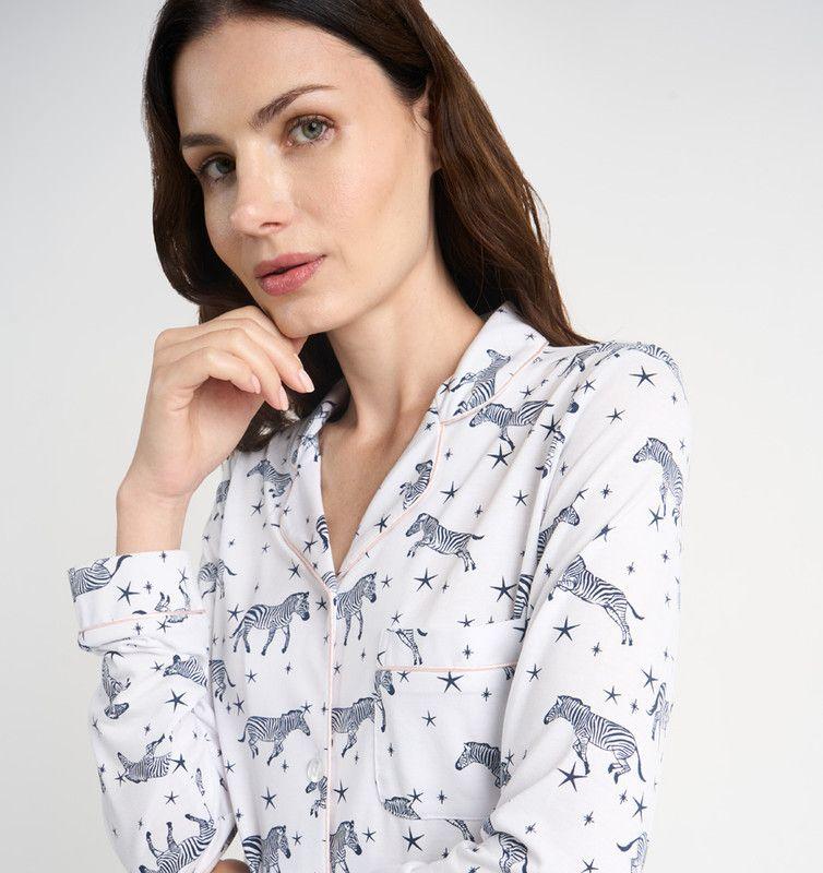 PIJAMA MUJER BARBIZON JACI BLANCO ESTAMPADO-3