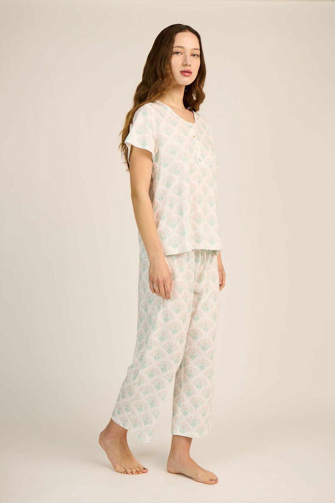 PIJAMA MUJER BARBIZON NEW CUORE VERDE-2