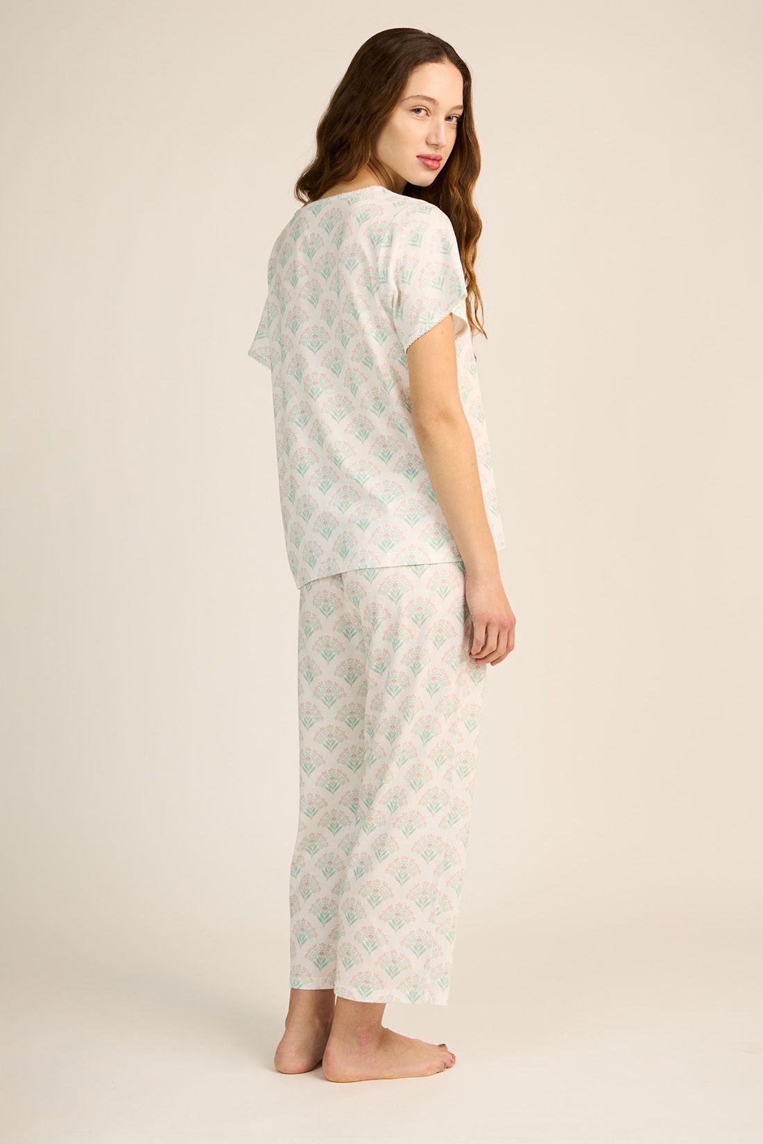PIJAMA MUJER BARBIZON NEW CUORE VERDE-3
