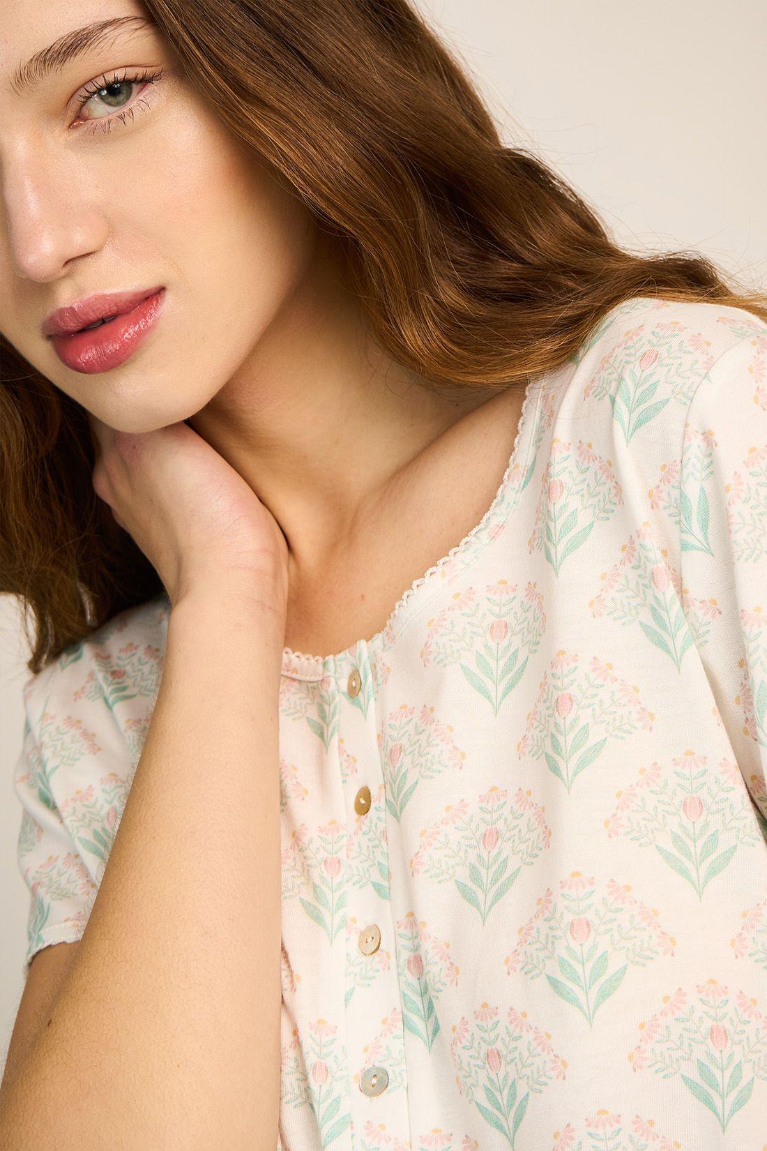 PIJAMA MUJER BARBIZON NEW CUORE VERDE-4