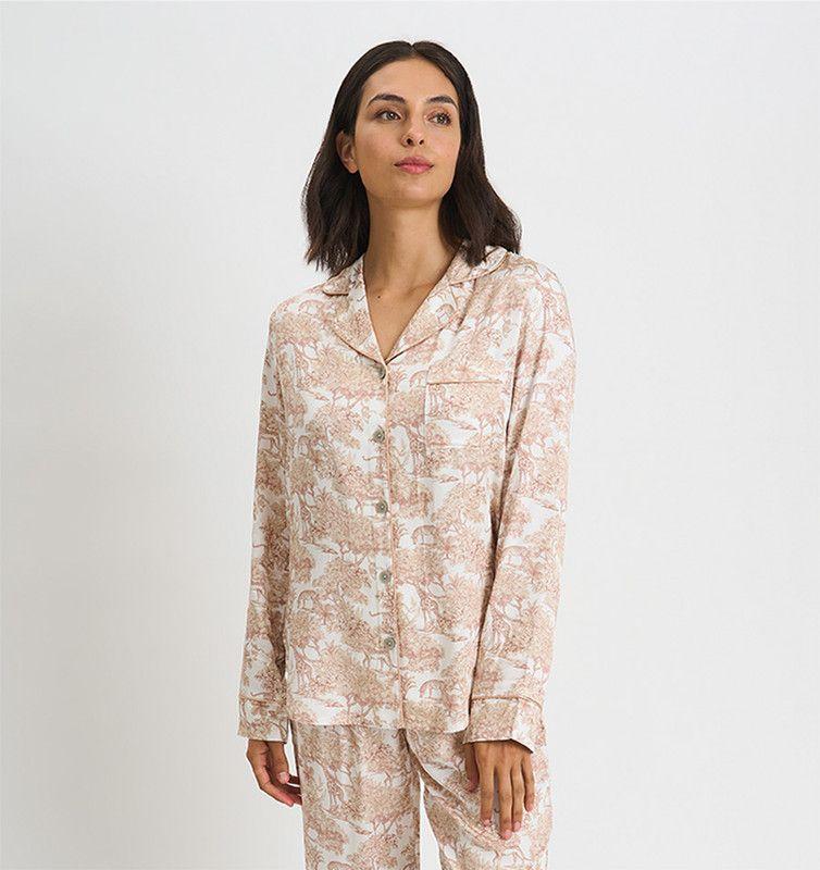 PIJAMA MUJER BARBIZON HELENA TAUPE-2