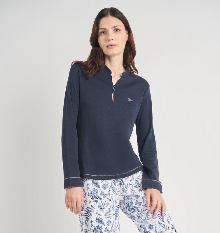 PIJAMA MUJER BARBIZON SOFIA AZUL-2